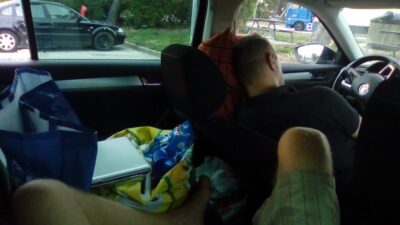 Schlaf im Auto