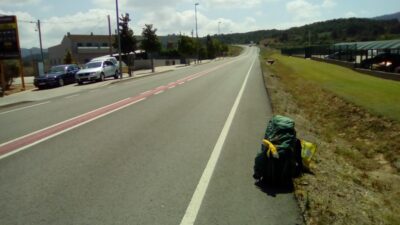 Straße aus Gandesa nach Tortosa