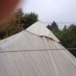 Zelt mit Kappe
